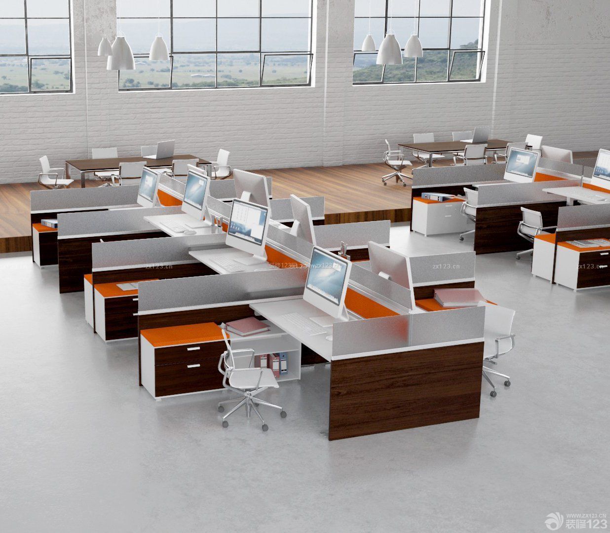 辦公家具定制廠家|給您哪些設(shè)計的辦公家具效果圖_尺寸_部件_視圖